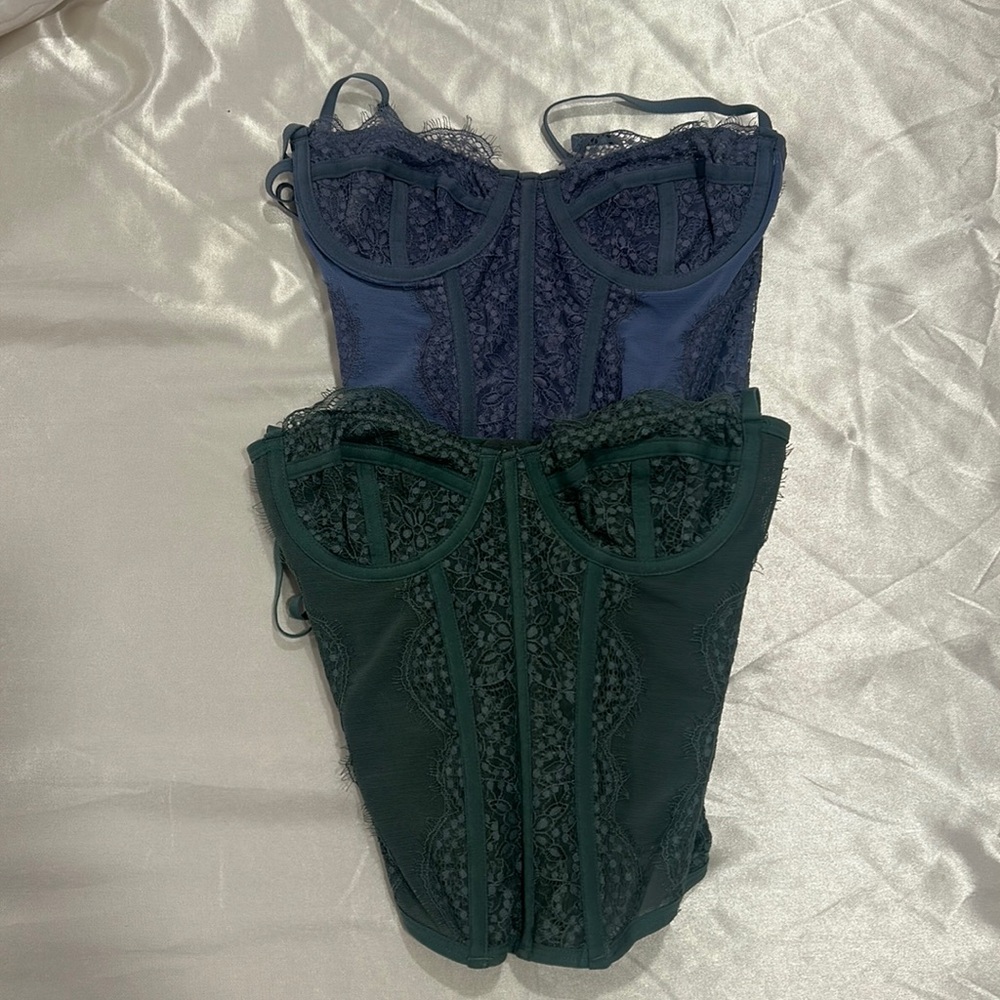 Urban outfitters corset tops